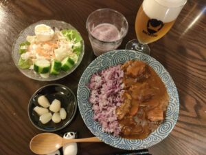 ブルーベリーカレー